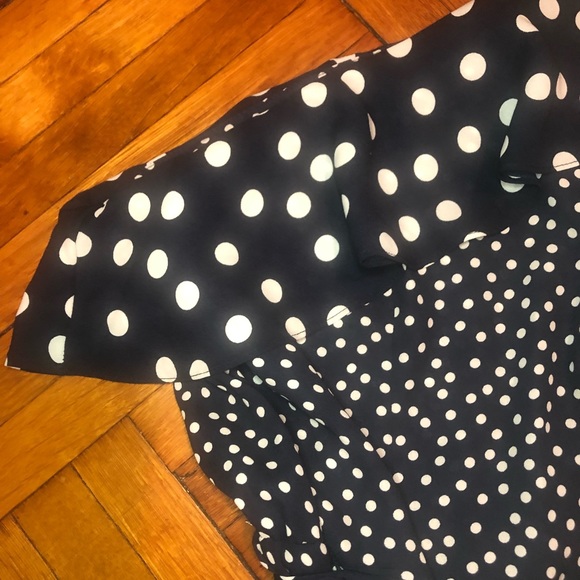 Polka Dot One Shoulder Midi Dress - Picture 3 of 4
